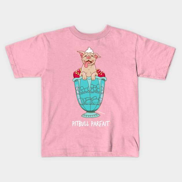 Pitbull Parfait Kids T-Shirt by mcbenik